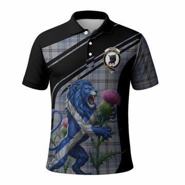 Tweedie Tartan Crest Polo Shirt Scottish Lion Rampant Thistle Kid - Tartan Vibes Clothing