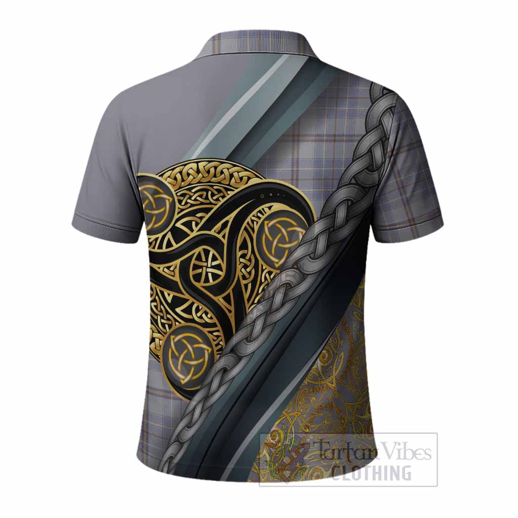 Tweedie Tartan Crest Polo Shirt Scottish Triskele Celtic