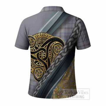 Tweedie Tartan Crest Polo Shirt Scottish Triskele Celtic