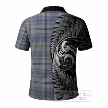 Tweedie Tartan Crest Polo Shirt With New Zealand Silver Fern Maori Koru
