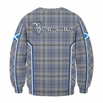 Tweedie Tartan Crest Sweatshirt Scotland Coat of Arm Flag Style