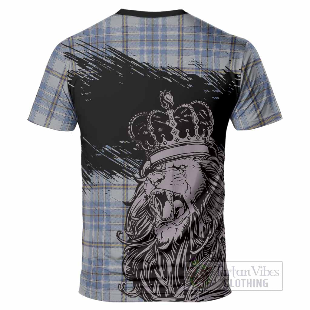 Tweedie Tartan Crest T-Shirt Crowned Lion Heritage Style