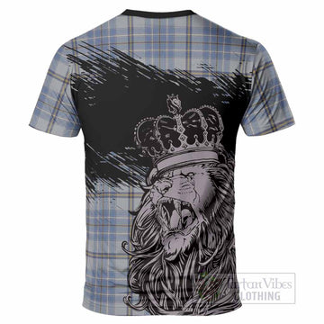 Tweedie Tartan Crest T-Shirt Crowned Lion Heritage Style