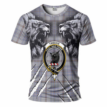 Tweedie Tartan Crest T-Shirt Ferocious Lion Style