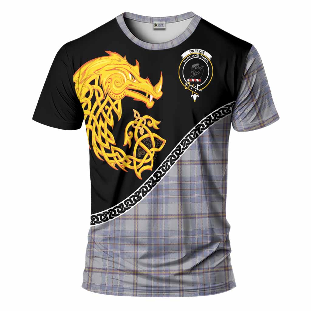 Tweedie Tartan Crest T-Shirt Legendary Dragon Knot Half Style