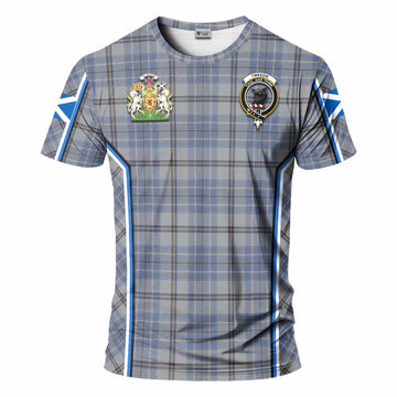 Tweedie Tartan Crest T-shirt Scotland Coat of Arm Flag Style - Tartan Vibes Clothing