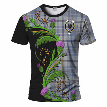 Tweedie Tartan Crest T-Shirt Scottish Thistle Pride Heritage Art