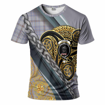 Tweedie Tartan Crest T-Shirt Scottish Triskele Celtic