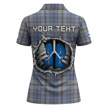 Tweedie Tartan Crest Women Polo Shirt Scotland In My Veins