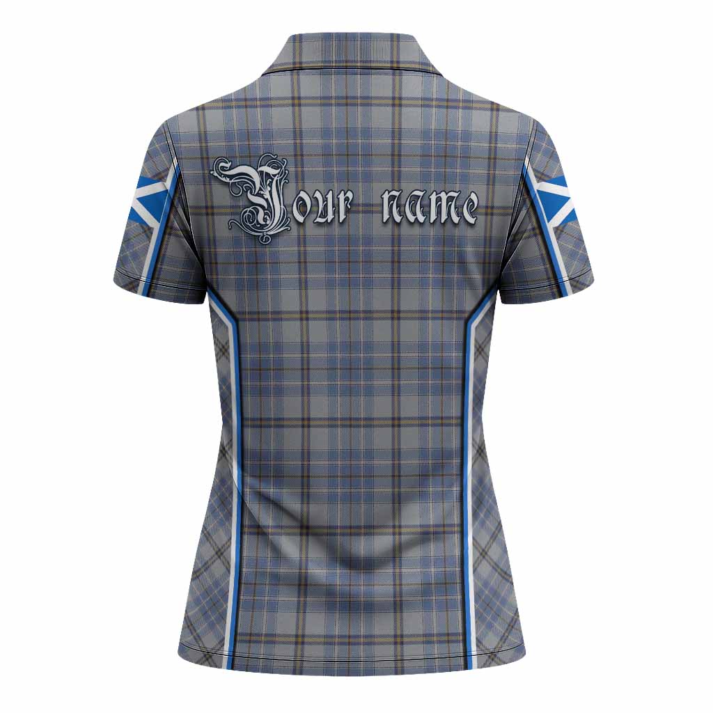 Tweedie Tartan Crest Women's Polo Shirt Scotland Coat of Arm Flag Style - Tartan Vibes Clothing