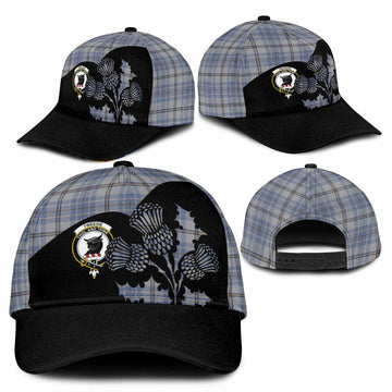 Tweedie Tartan Family Crest Classic Cap Scotland Thistle Floral Flag Style