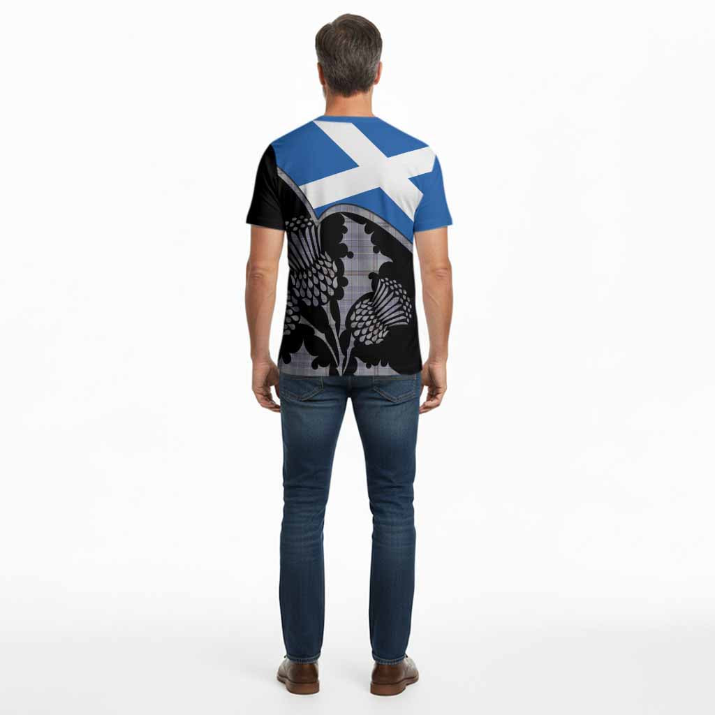 Tweedie Tartan Family Crest Cotton T-shirt Scotland Thistle Floral Flag Style