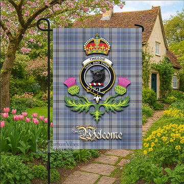 Tweedie Tartan Family Crest Garden Flag Royal Thistle Welcome Style - Tartan Vibes Clothing