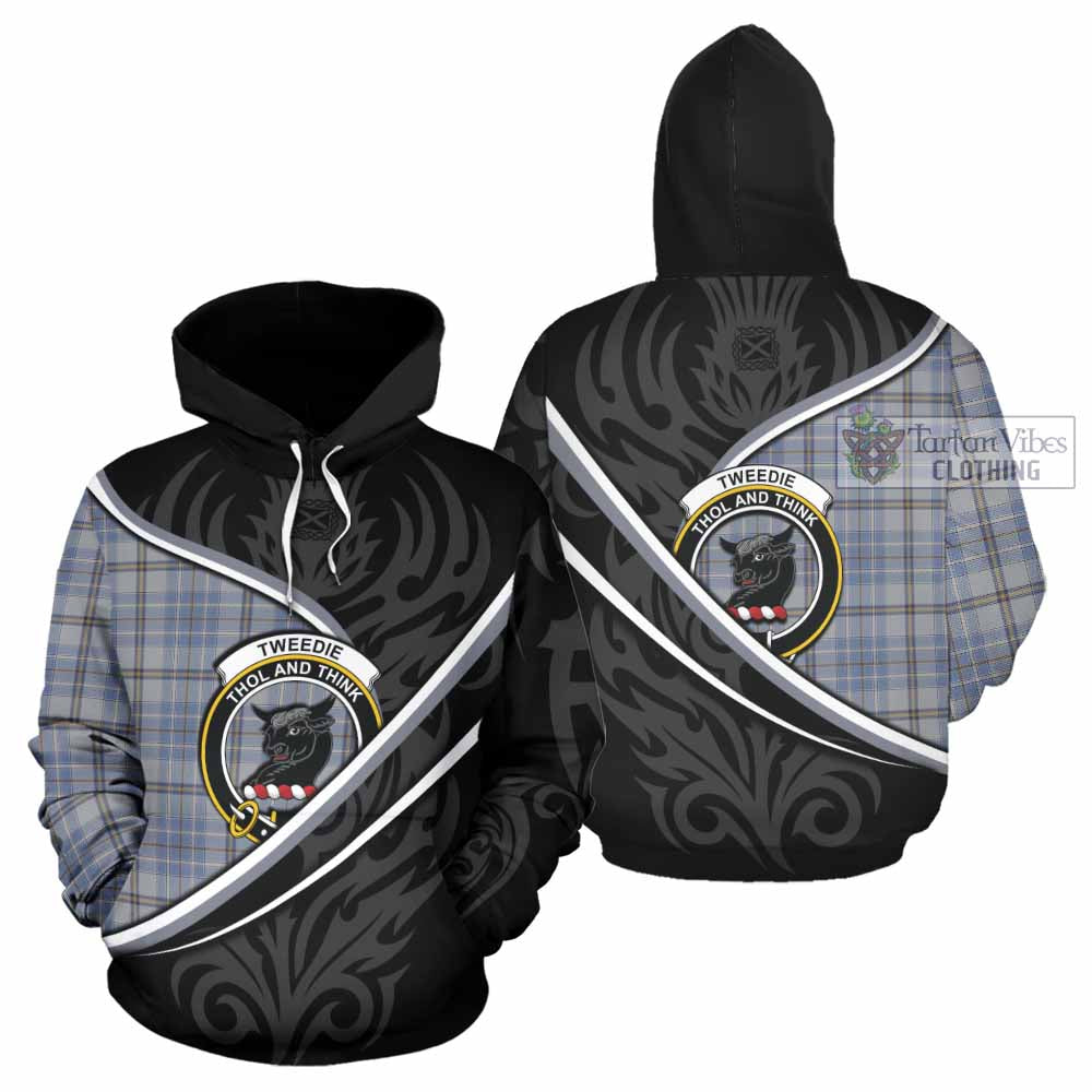 Tweedie Tartan Family Crest Hoodie Celtic Scottish Thistle Floral - Tartan Vibes Clothing