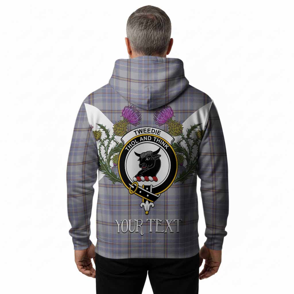 Tweedie Tartan Family Crest Hoodie Scottish Burns Night Thistle Floral