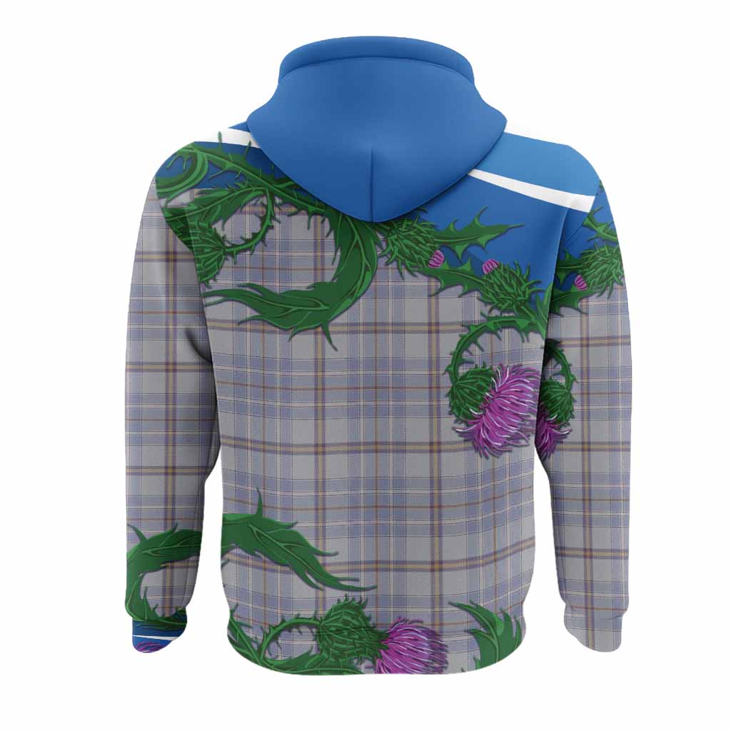 Tweedie Tartan Family Crest Hoodie Thistle in Minimalism