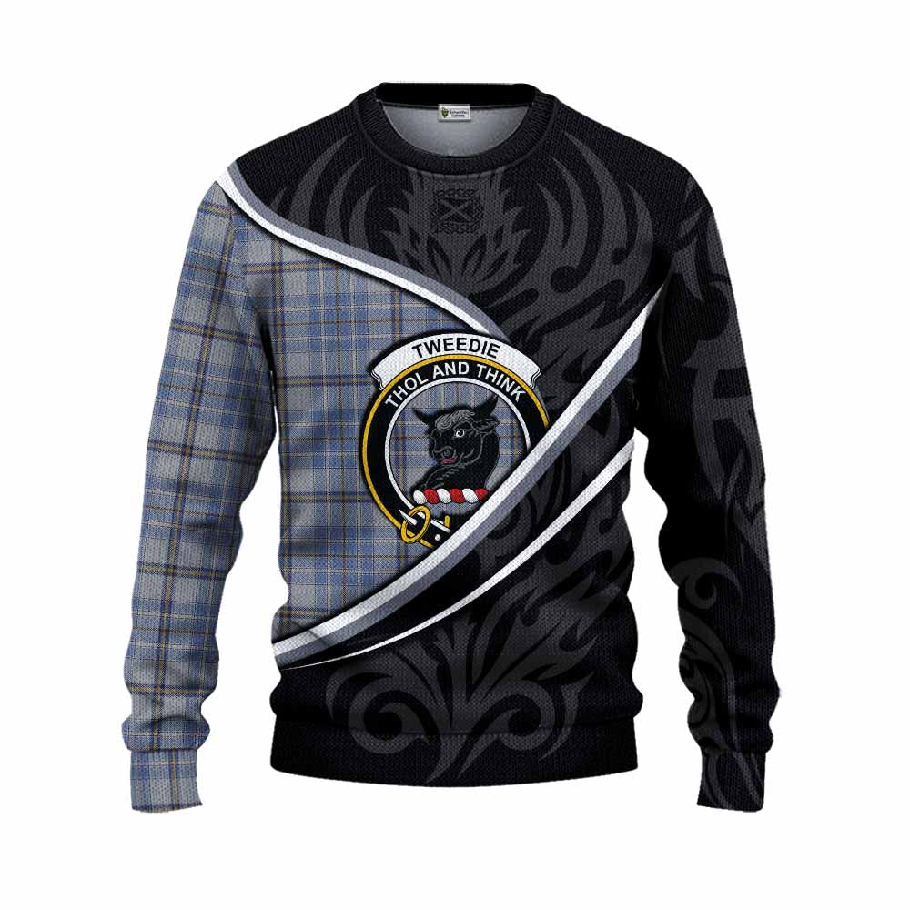 Tweedie Tartan Family Crest Knitted Sweater Celtic Scottish Thistle Floral - Tartan Vibes Clothing