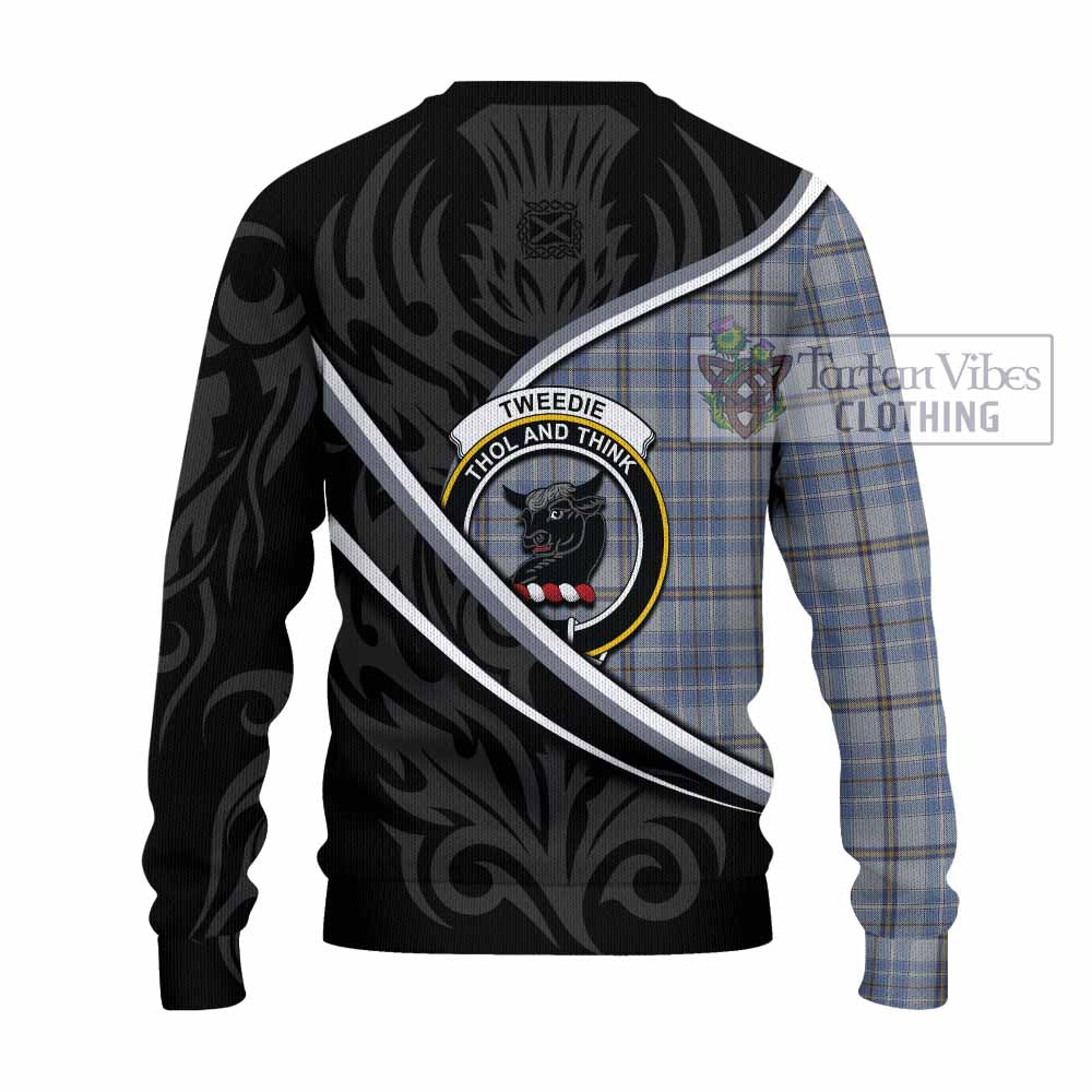 Tweedie Tartan Family Crest Knitted Sweater Celtic Scottish Thistle Floral - Tartan Vibes Clothing