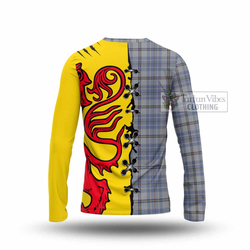 Tweedie Tartan Family Crest Long Sleeve T-Shirt Lion Rampant Honor - Tartan Vibes Clothing