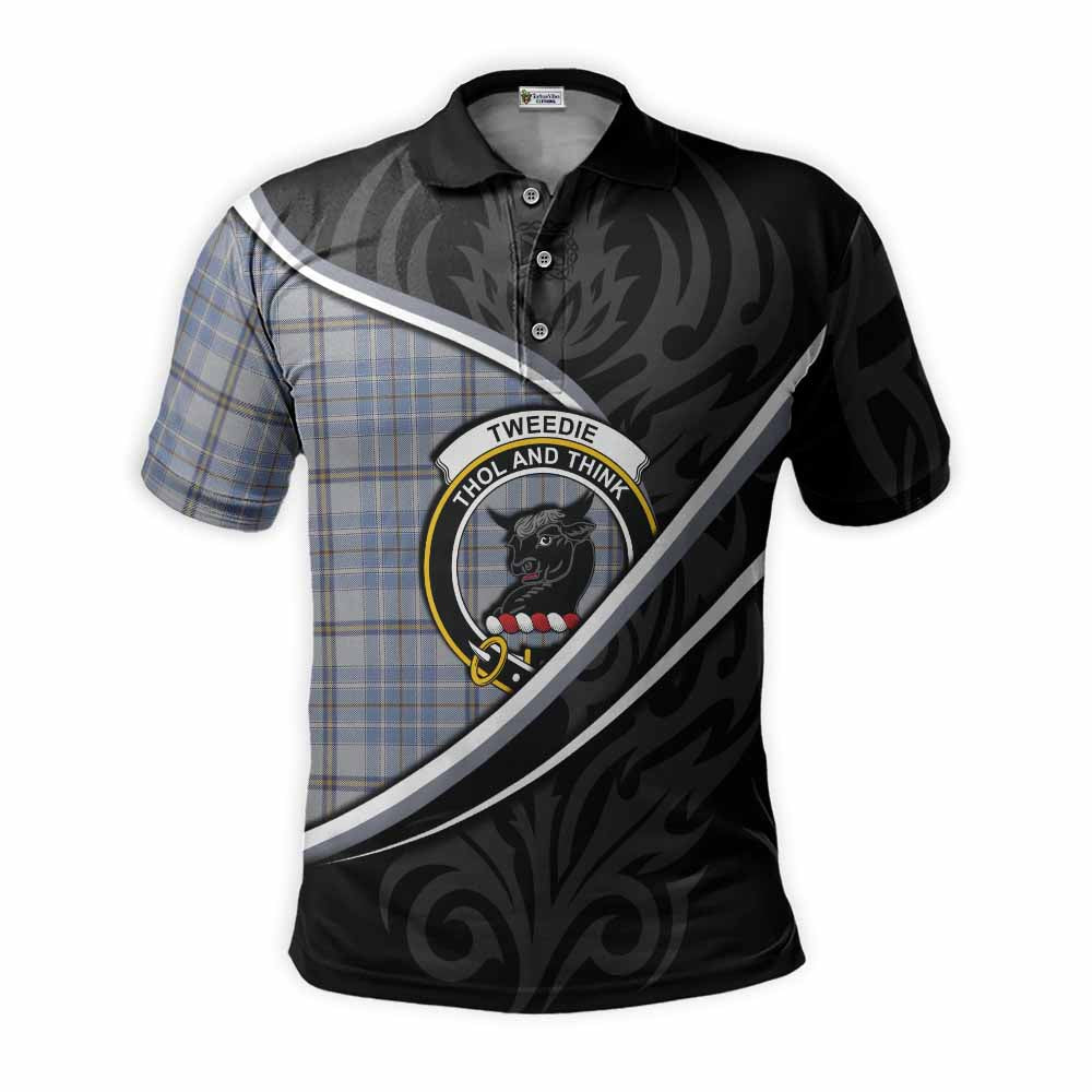 Tweedie Tartan Family Crest Polo Shirt Celtic Scottish Thistle Floral - Tartan Vibes Clothing
