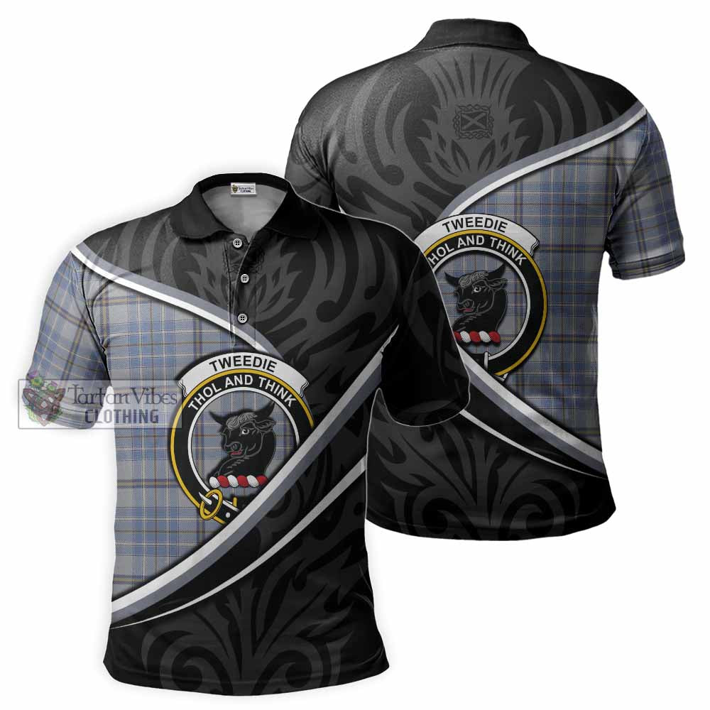 Tweedie Tartan Family Crest Polo Shirt Celtic Scottish Thistle Floral - Tartan Vibes Clothing