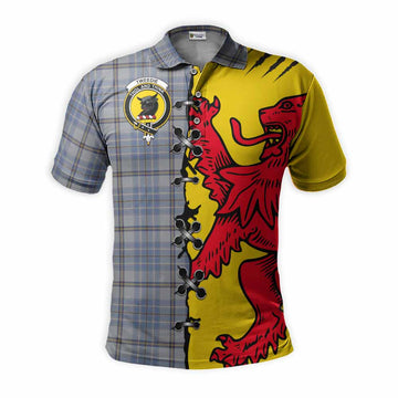 Tweedie Tartan Family Crest Polo Shirt Lion Rampant Honor