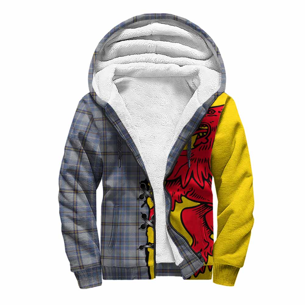 Tweedie Tartan Family Crest Sherpa Hoodie Lion Rampant Honor - Tartan Vibes Clothing