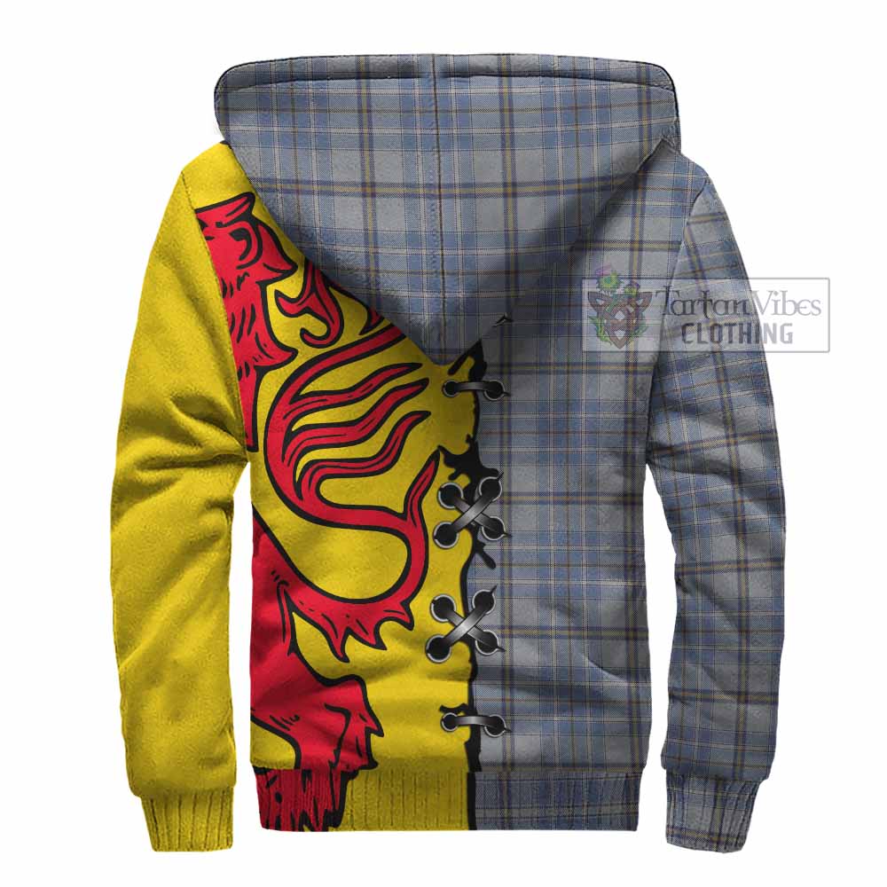 Tweedie Tartan Family Crest Sherpa Hoodie Lion Rampant Honor - Tartan Vibes Clothing