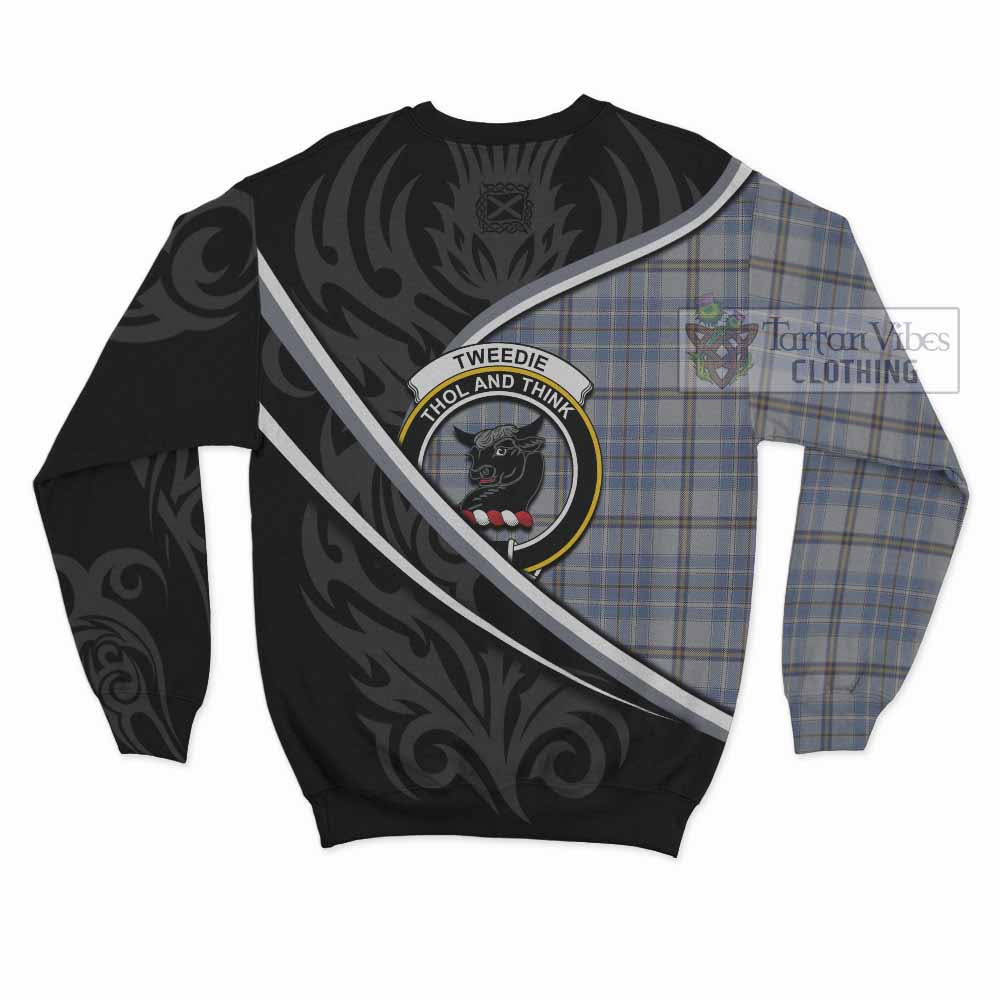 Tweedie Tartan Family Crest Sweatshirt Celtic Scottish Thistle Floral - Tartan Vibes Clothing