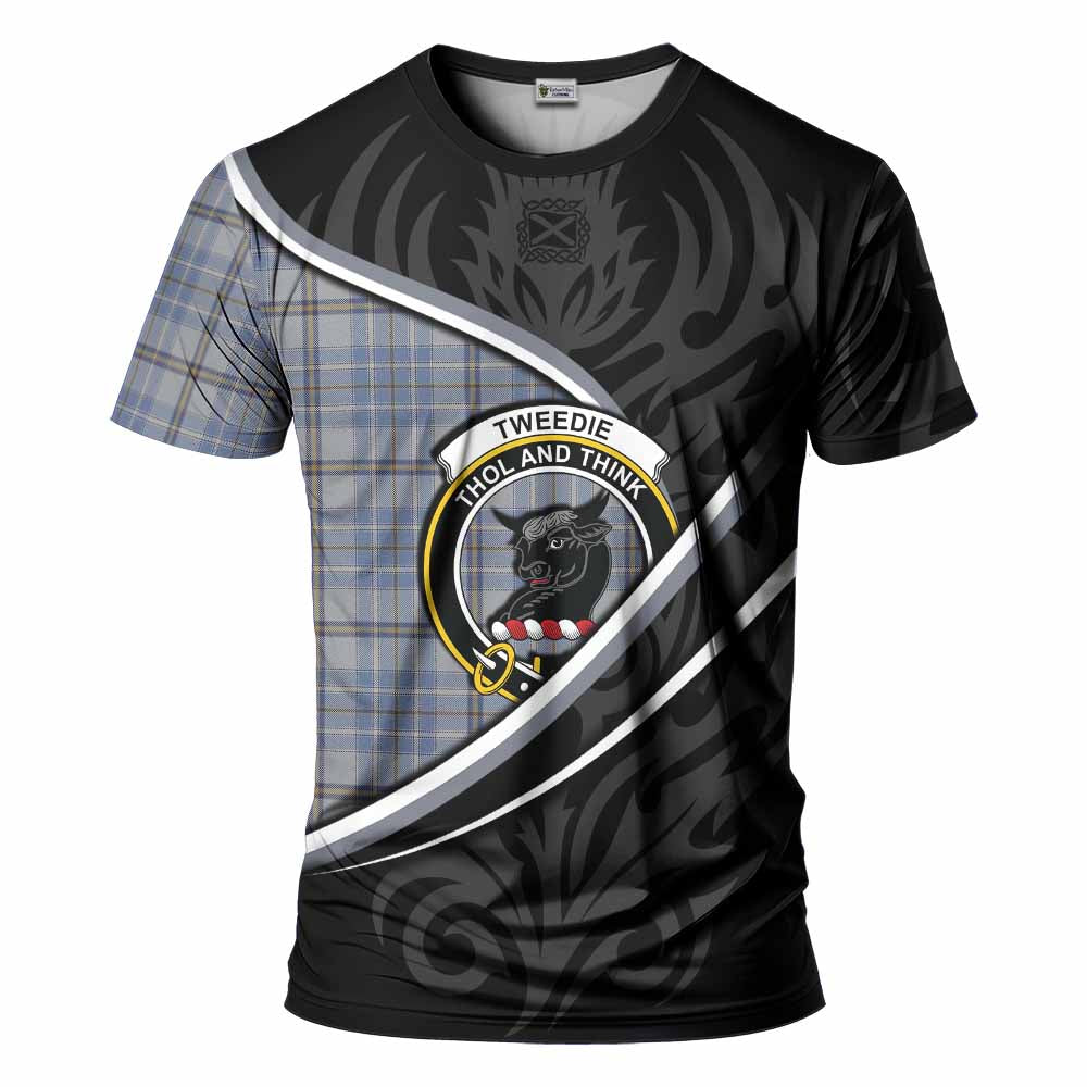Tweedie Tartan Family Crest T-shirt Celtic Scottish Thistle Floral - Tartan Vibes Clothing