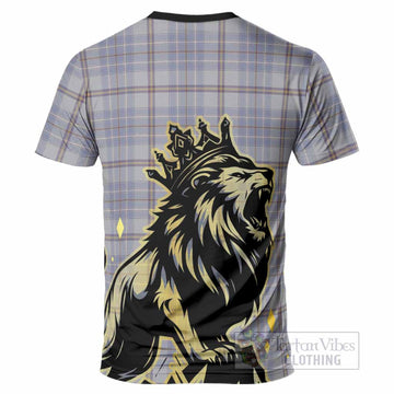 Tweedie Tartan Family Crest T-Shirt Crowned Lion Roaring