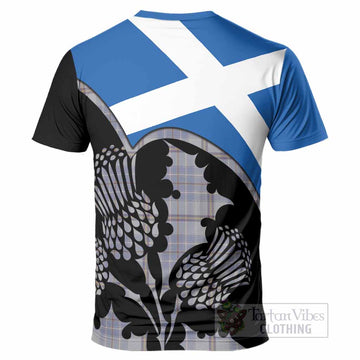 Tweedie Tartan Family Crest T-Shirt Scotland Thistle Floral Flag Style