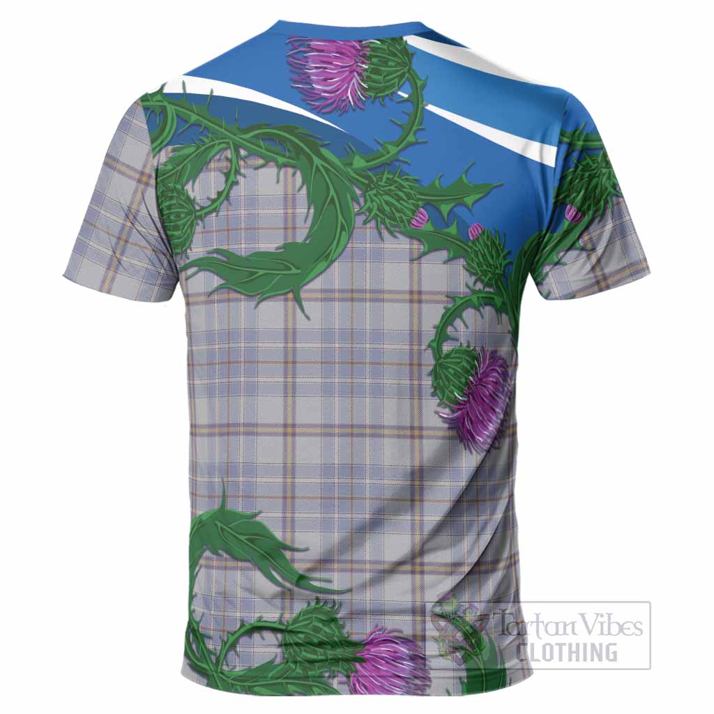 Tweedie Tartan Family Crest T-Shirt Thistle in Minimalism