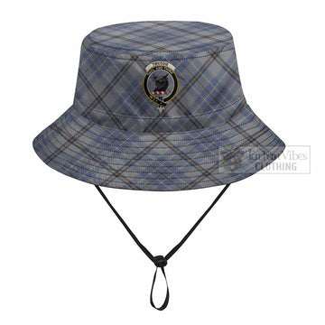 Tweedie Tartan Fishing Hat with Family Crest