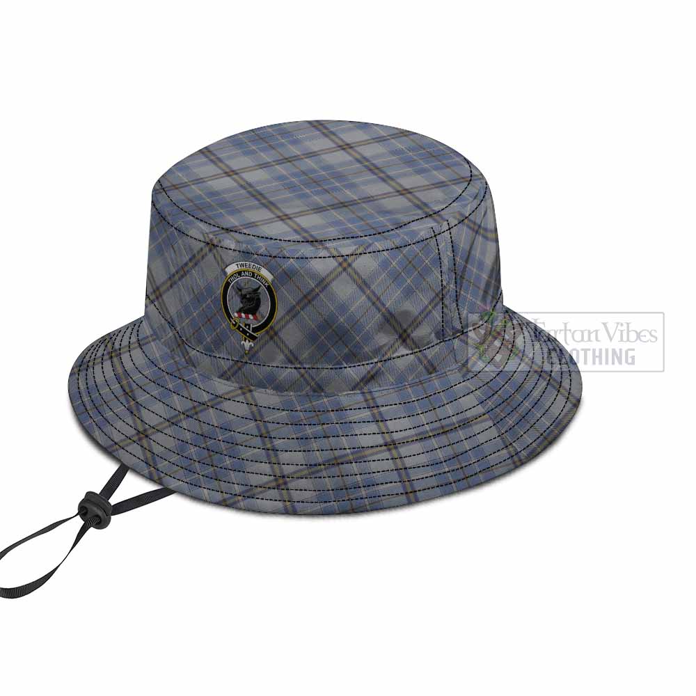 Tweedie Tartan Fishing Hat with Family Crest
