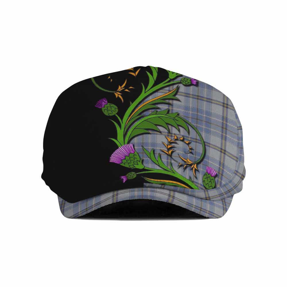 Tweedie Tartan Flat Cap, Jeff Cap Scottish Thistle Pride Heritage Art