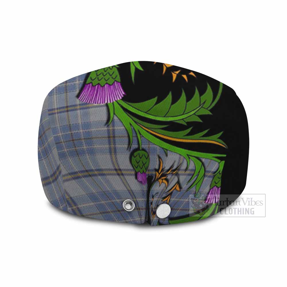 Tweedie Tartan Flat Cap, Jeff Cap Scottish Thistle Pride Heritage Art