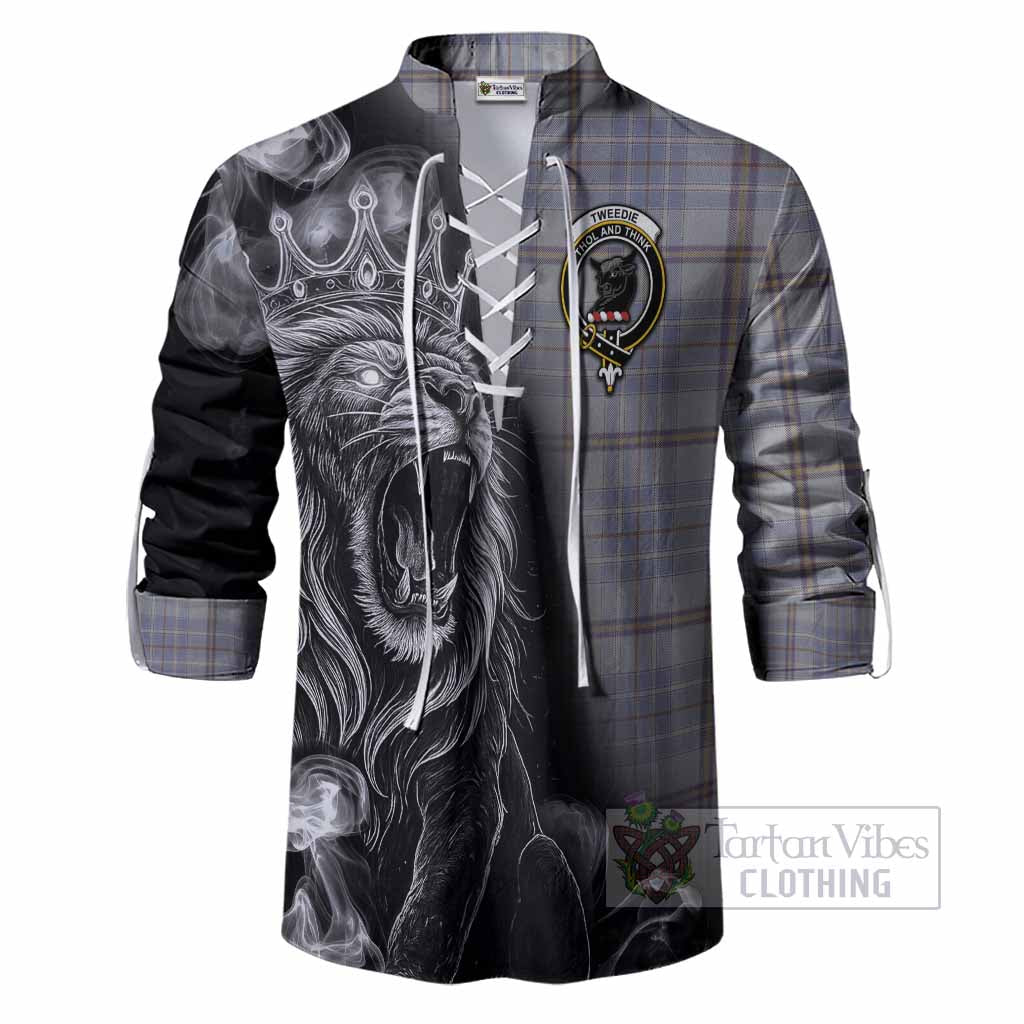 Tweedie Tartan Ghillie Shirt Roaring Lion Heritage