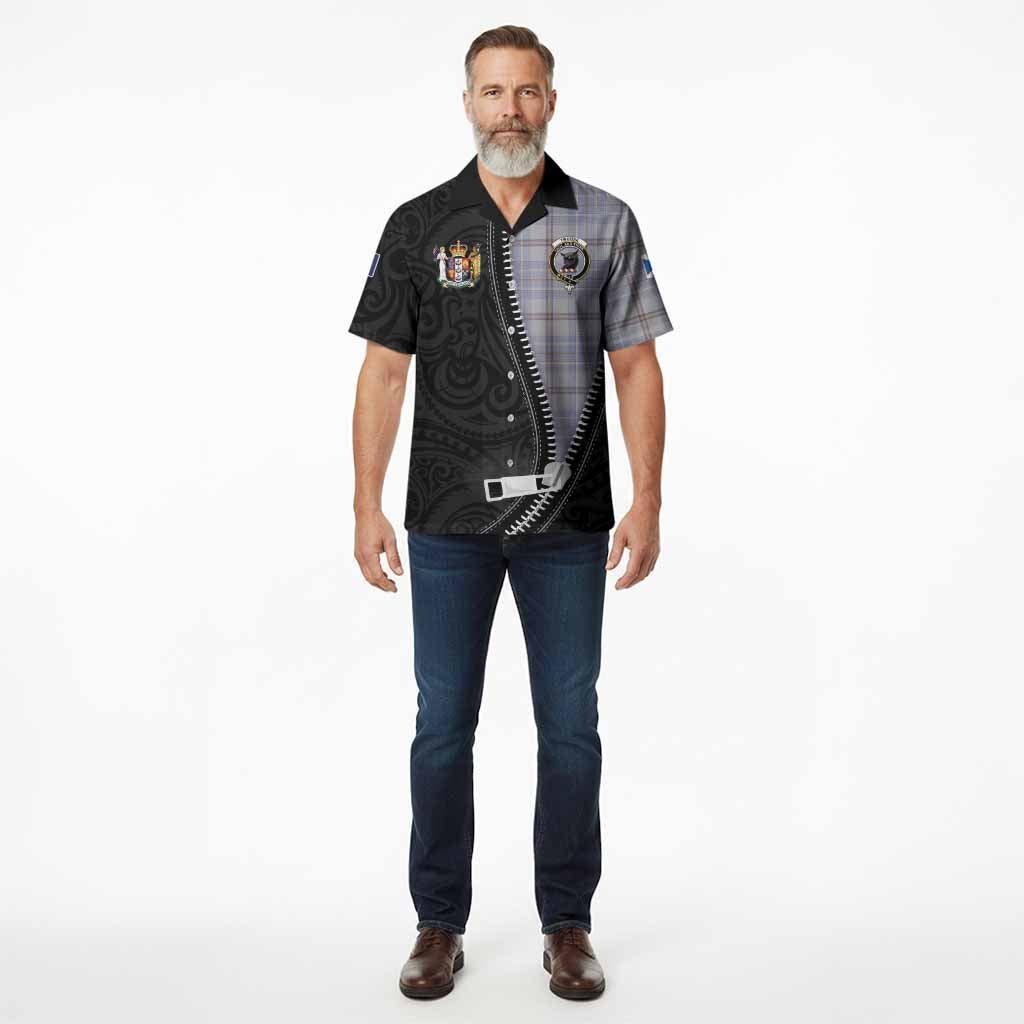 Tweedie Tartan Hawaiian Shirt New Zealand Pattern Unique Zipper Stylized