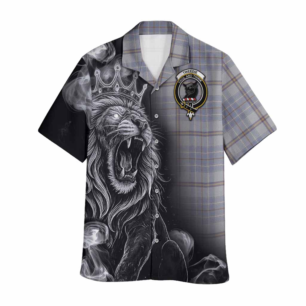 Tweedie Tartan Hawaiian Shirt Roaring Lion Heritage