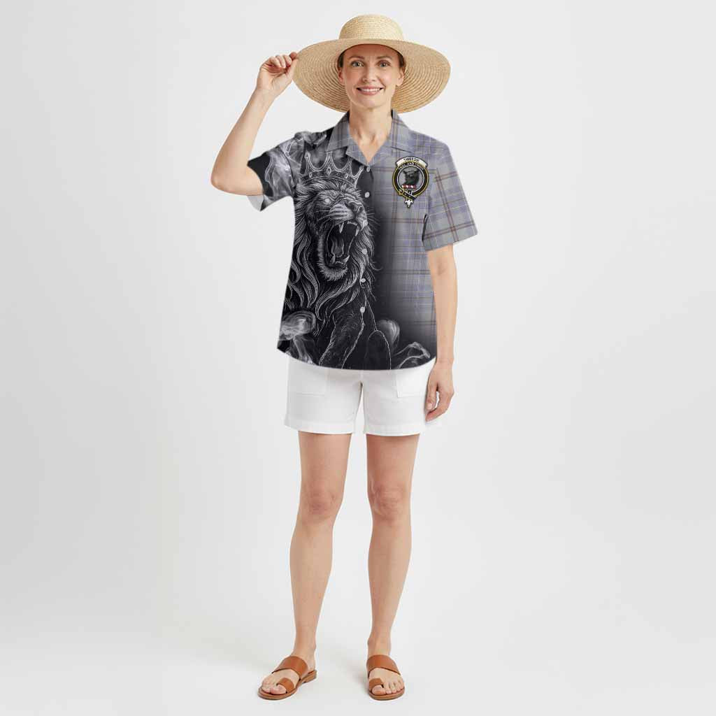 Tweedie Tartan Hawaiian Shirt Roaring Lion Heritage