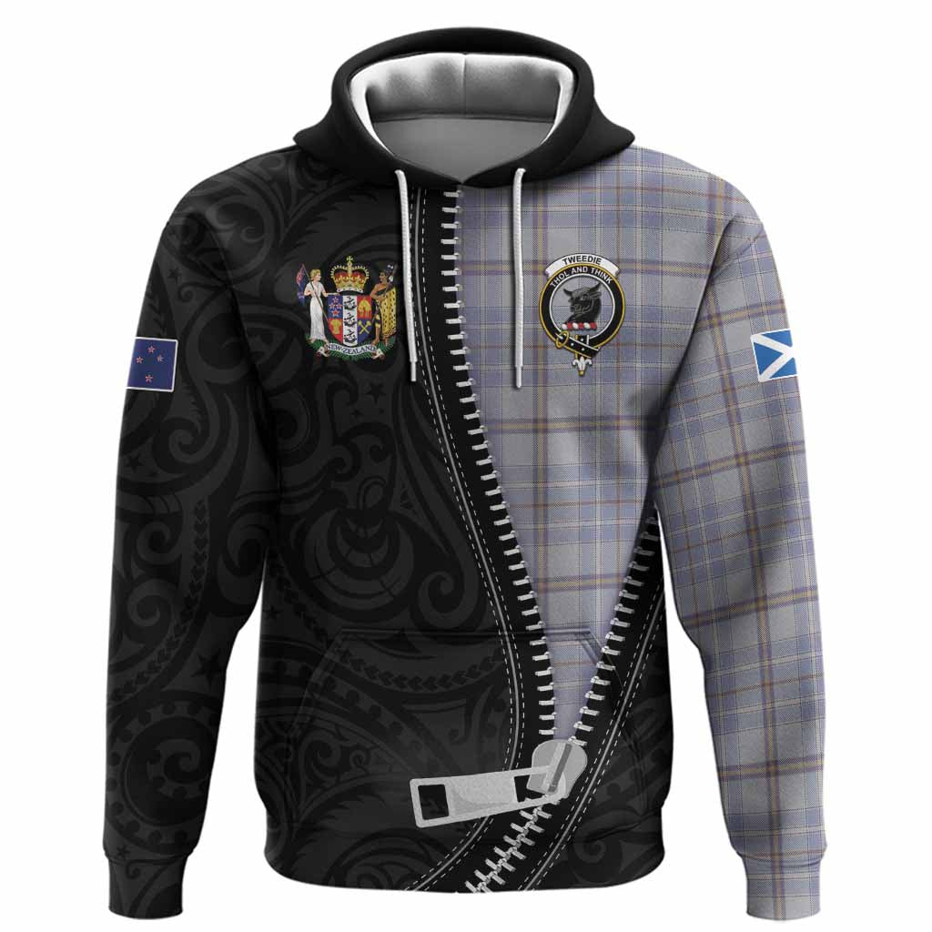 Tweedie Tartan Hoodie New Zealand Pattern Unique Zipper Stylized