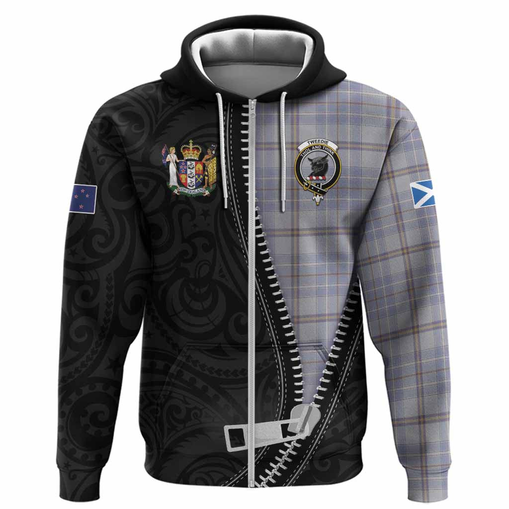 Tweedie Tartan Hoodie New Zealand Pattern Unique Zipper Stylized