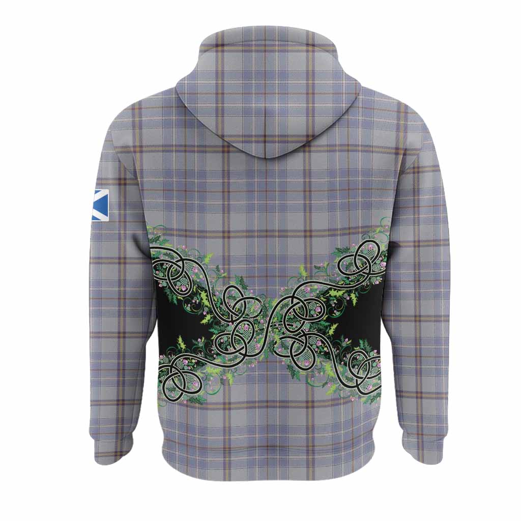 Tweedie Tartan Hoodie Thistle Scottish Spirit