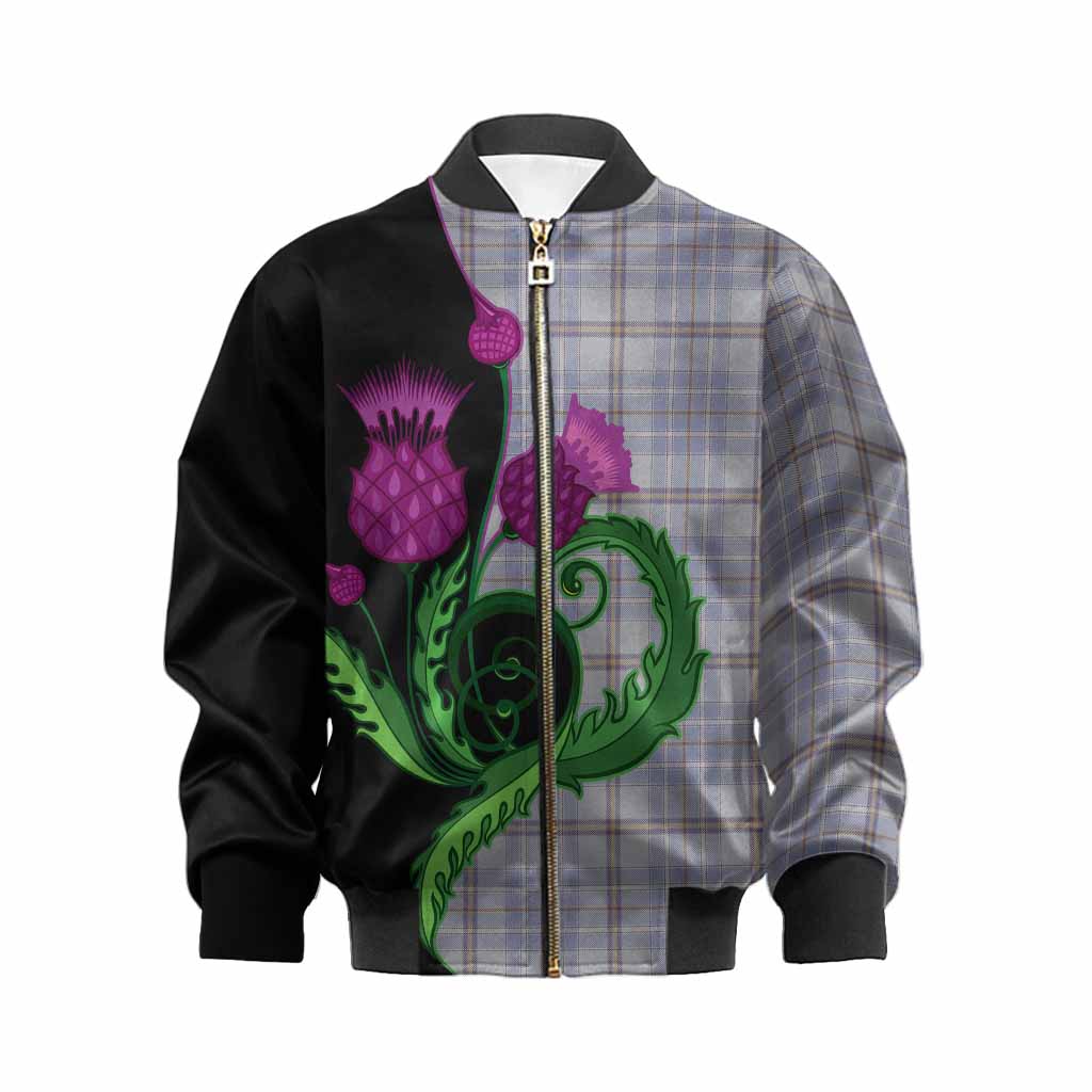 Tweedie Tartan Kid Bomber Jacket Traditional Scottish Thistle