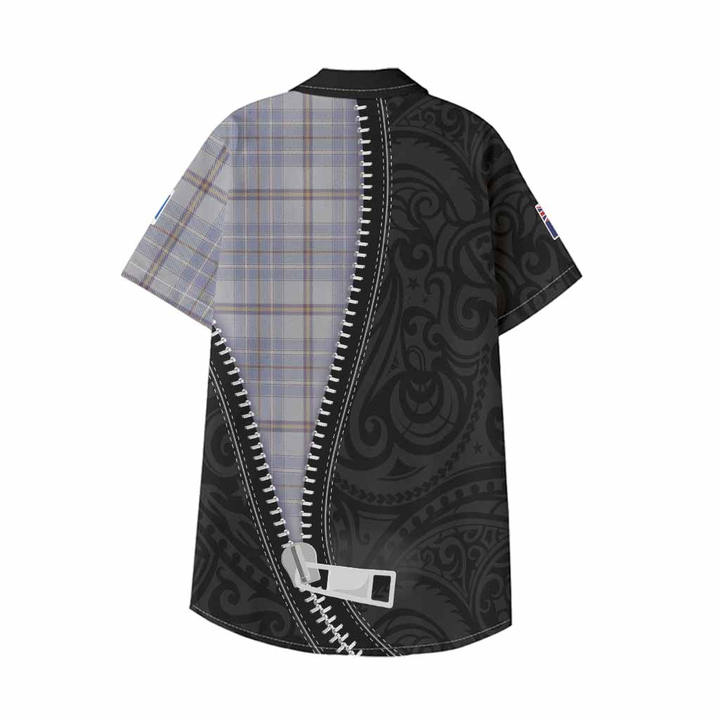 Tweedie Tartan Kid Hawaiian Shirt New Zealand Pattern Unique Zipper Stylized