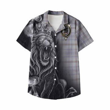 Tweedie Tartan Kid Hawaiian Shirt Roaring Lion Heritage