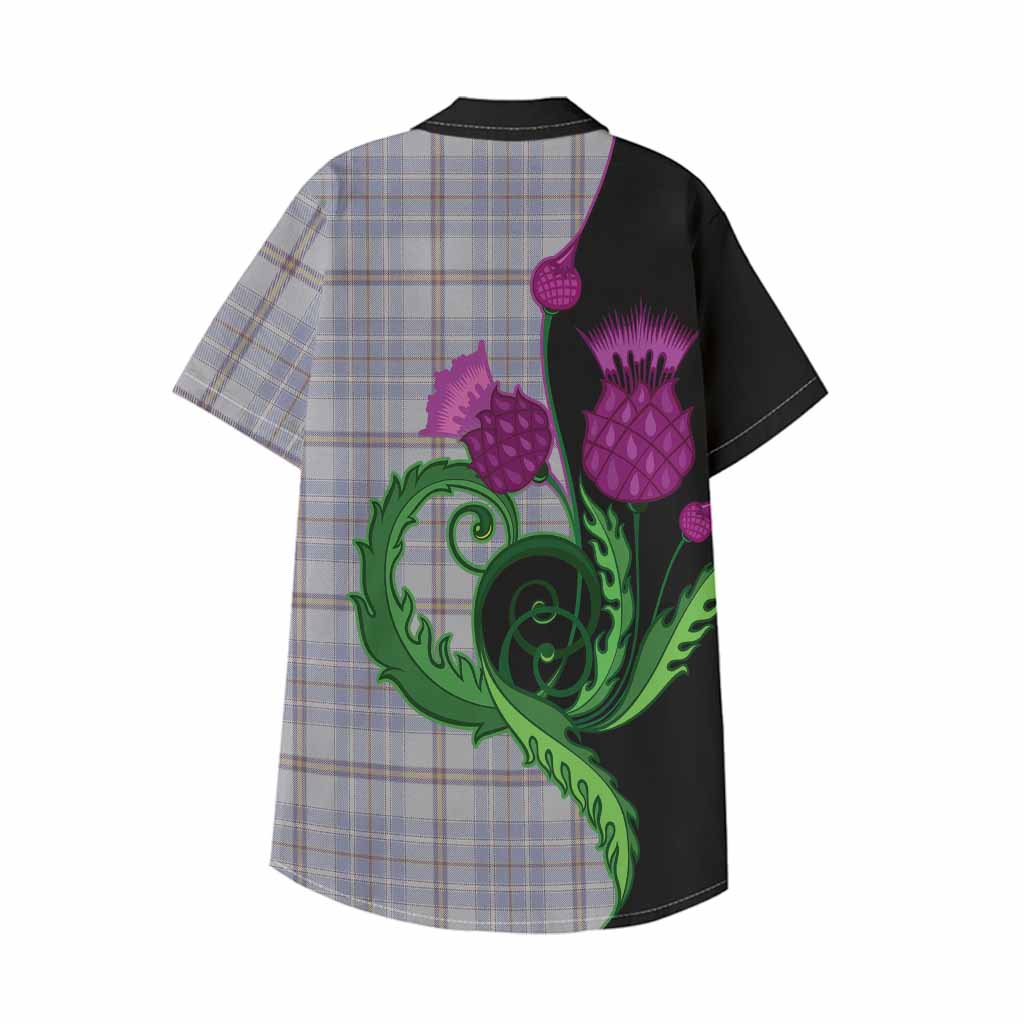 Tweedie Tartan Kid Hawaiian Shirt Traditional Scottish Thistle