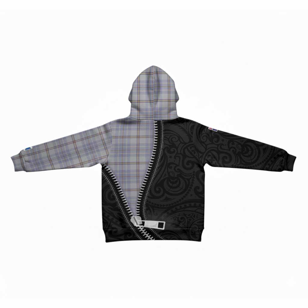 Tweedie Tartan Kid Hoodie New Zealand Pattern Unique Zipper Stylized