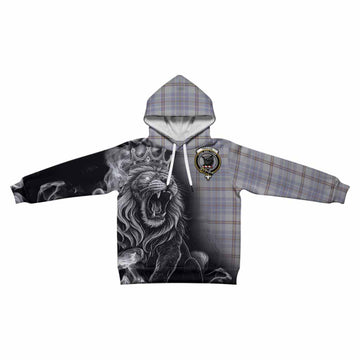 Tweedie Tartan Kid Hoodie Roaring Lion Heritage